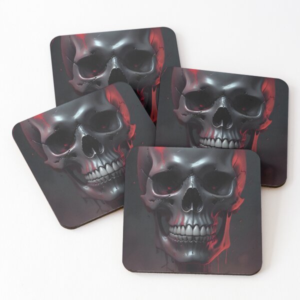 Item preview, Evil Skull with Red Accents designed and sold by papi1998.