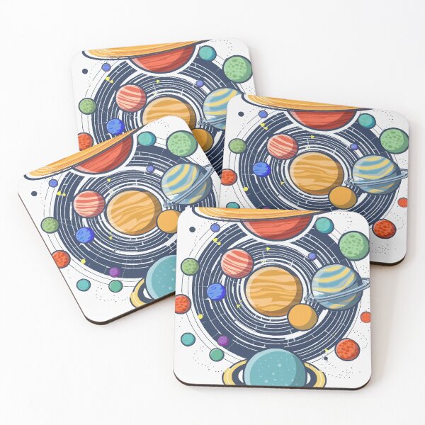 Item preview, Celestial Dance: Abstract Planetary Orbits Art designed and sold by bb-15artstudio.