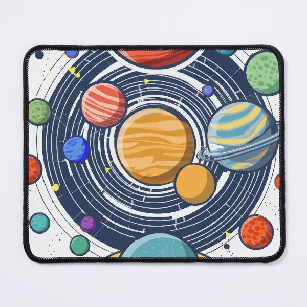 Item preview, Celestial Dance: Abstract Planetary Orbits Art designed and sold by bb-15artstudio.