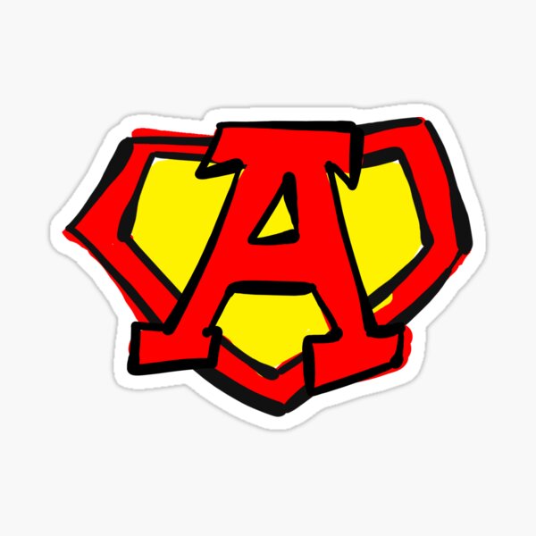 Item preview, Superhero Letter on Chest A cute cartoon version designed and sold by debelder.