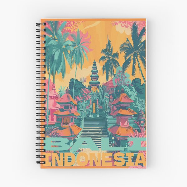 Artikelvorschau, Reiseplakat Bali Indonesien entworfen und verkauft von PrintNTeeCo.