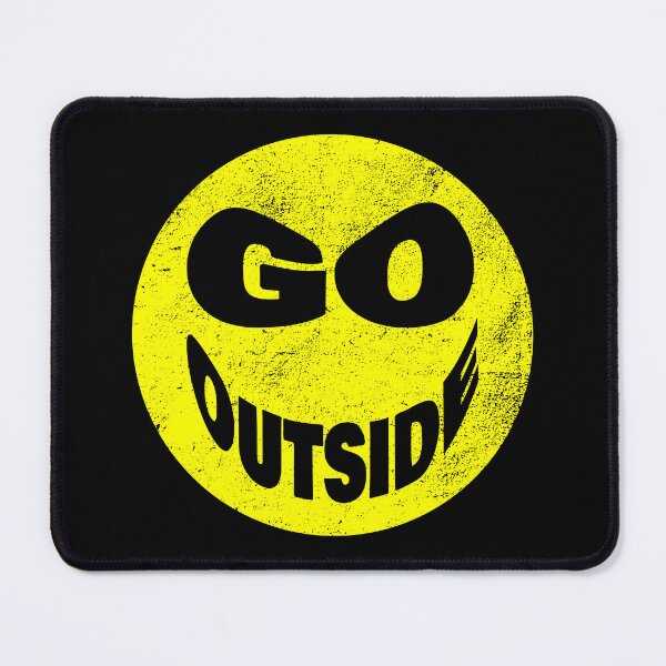 Item preview, Go Outside, Smiley Face! designed and sold by my-ducky-things.