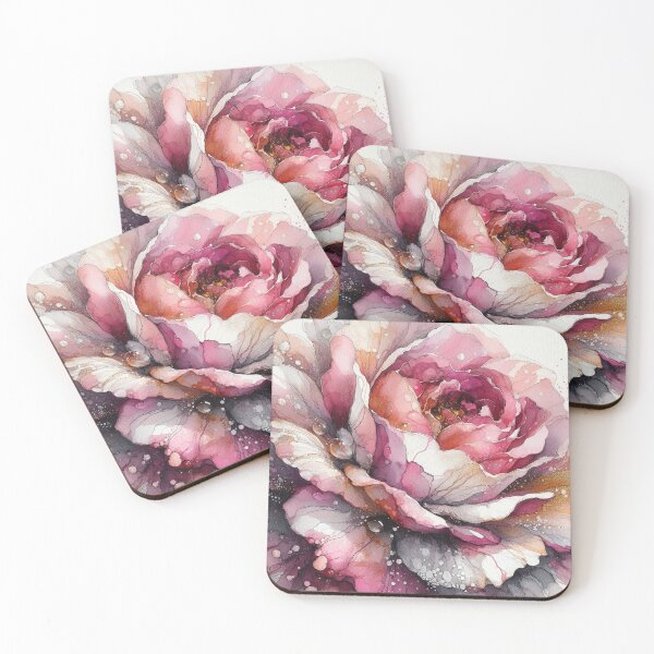 Item preview, Pink Beauty Rose - Watercolor designed and sold by Mermaid's Whimsy.