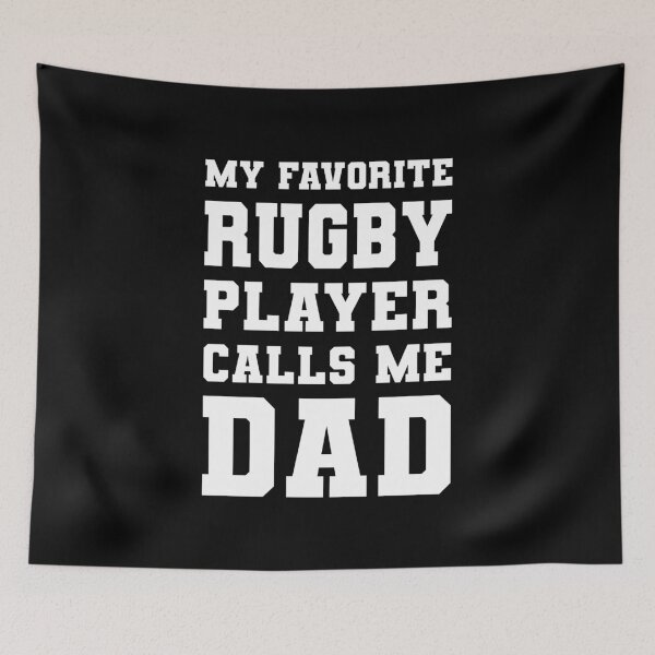 Item preview, My Favorite Rugby Player Calls Me Dad designed and sold by RareBunny.