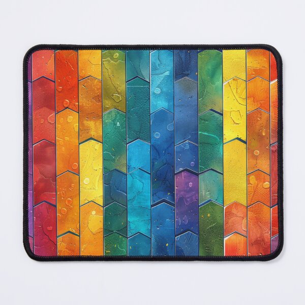 Item preview, Rainbow Radiance Pride Pulse Spectrum of Love Seamless Pattern 23 designed and sold by tjnextgen99.