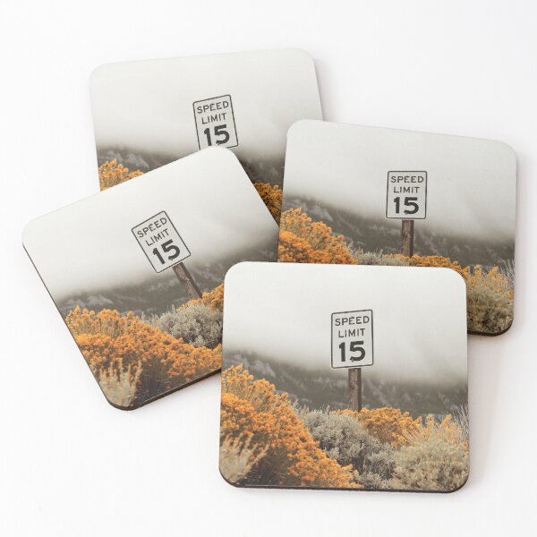 Item preview, 15 MPH Speed Limit Sign in Golden Flowers designed and sold by FeatherfallSTU.