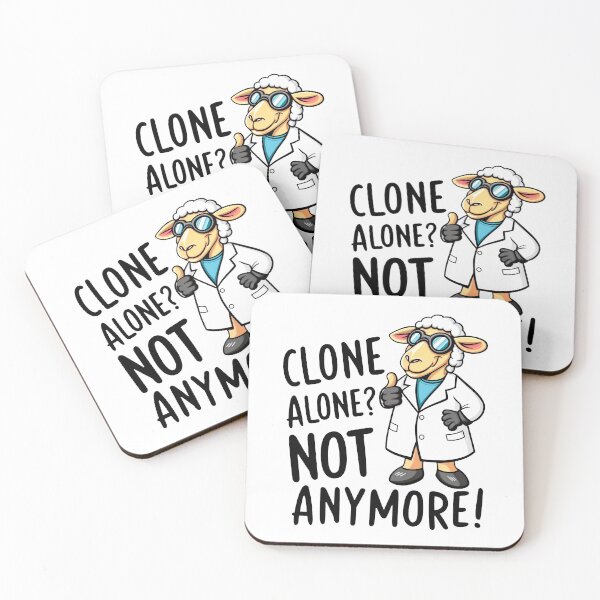 Item preview, CLONE ALONE? NOT ANYMORE! Dolly's Having a Baa-aad Time with Her Cloned Buddies designed and sold by SplashTastic.