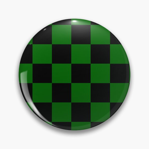 Item preview, Checkered - Black and Dark Green designed and sold by JustPatterns2.