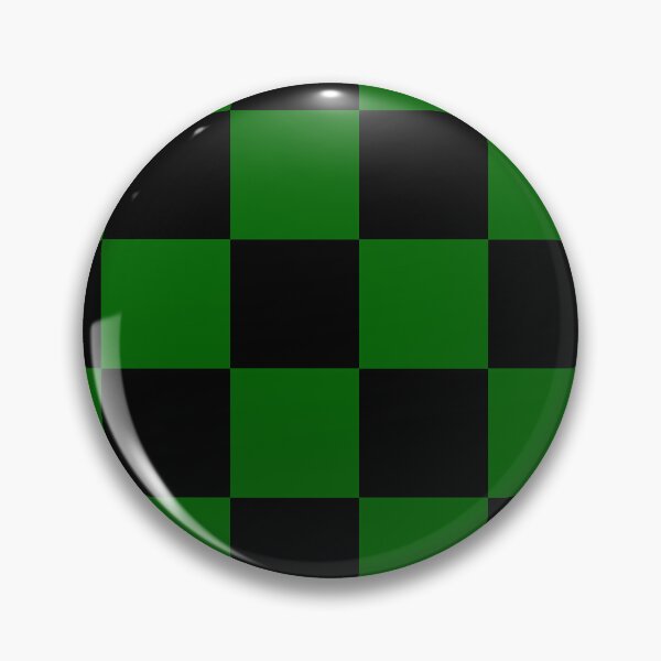 Item preview, Large Checkered - Black and Dark Green designed and sold by JustPatterns2.