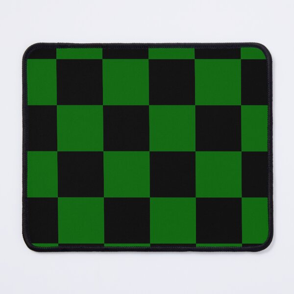 Item preview, Large Checkered - Black and Dark Green designed and sold by JustPatterns2.
