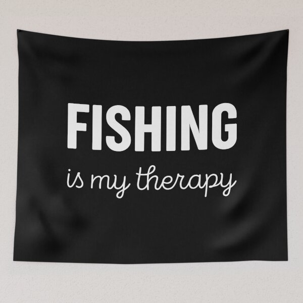 Item preview, Fishing Is My Therapy Fishing Lover designed and sold by RareBunny.