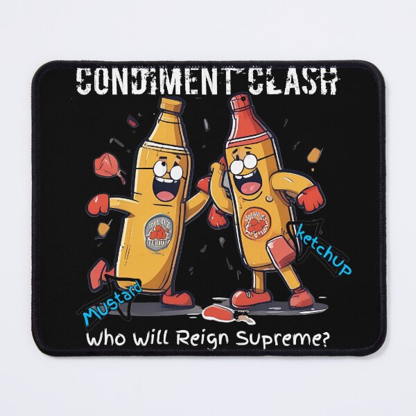 Item preview, Mustard vs. Ketchup designed and sold by CoolEnthusias.