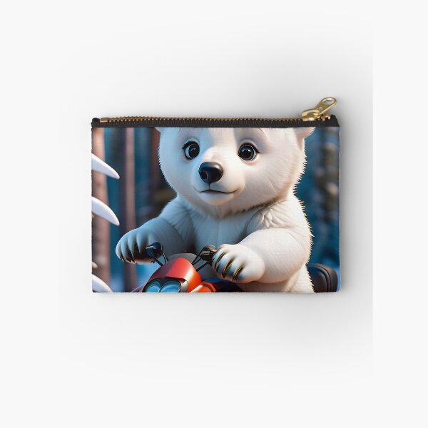 Item preview, Cute Polar Bear On A Snowmobile designed and sold by TheArtOfPat.