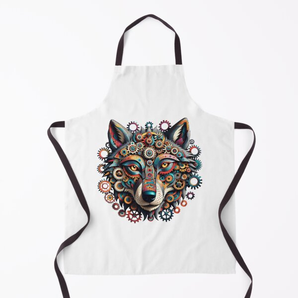 Item preview, Mechanical Wolf Mosaic designed and sold by purplesensation.