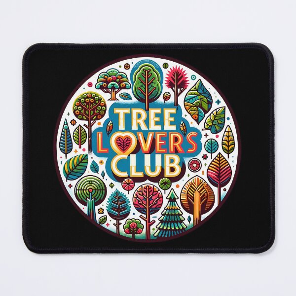 Item preview, Colorful Tree Lovers Club - save trees save nature designed and sold by Taans-Creation.