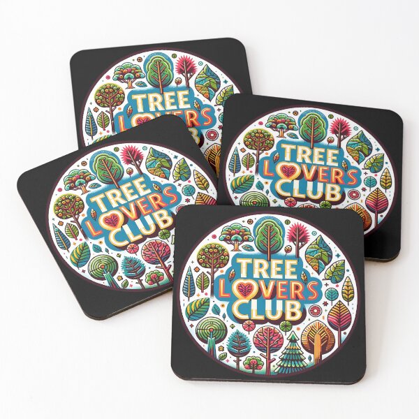 Item preview, Colorful Tree Lovers Club - save trees save nature designed and sold by Taans-Creation.