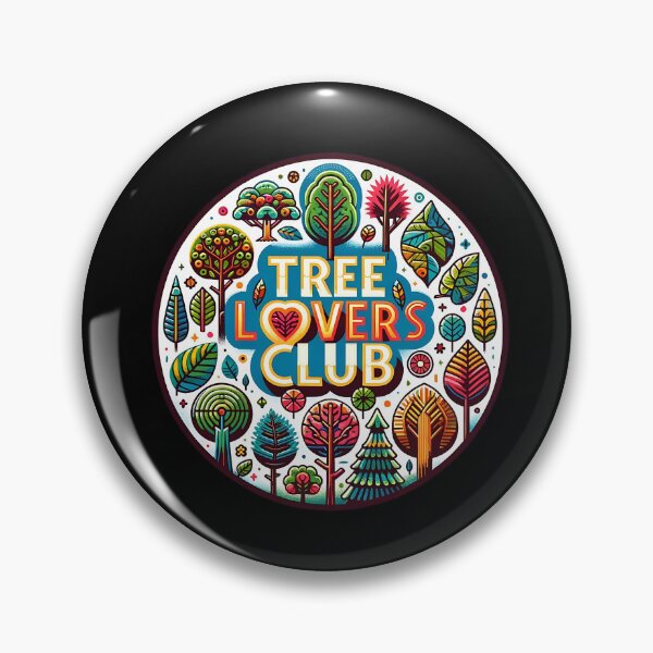 Item preview, Colorful Tree Lovers Club - save trees save nature designed and sold by Taans-Creation.
