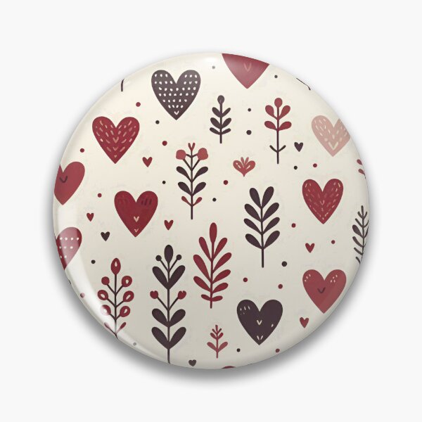 Item preview, Creamy little hearts pattern designed and sold by Thedigital91.