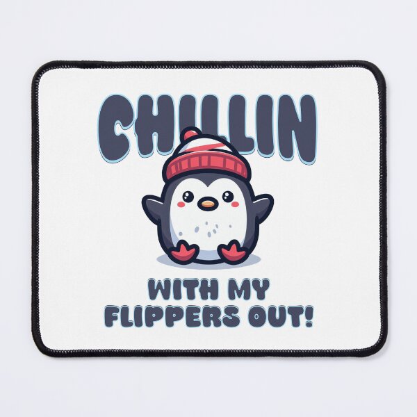 Item preview, Chillin with my Flippers out! Kawaii Pinguin designed and sold by Teepot888.