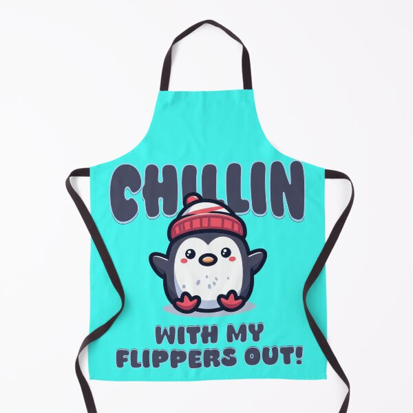 Item preview, Chillin with my Flippers out! Kawaii Pinguin designed and sold by Teepot888.