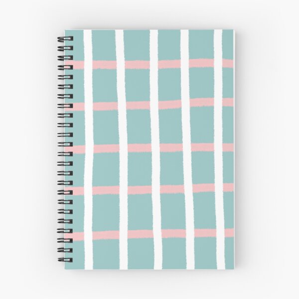 Item preview, Turquoise Pink Grid Pattern designed and sold by houseoffami.
