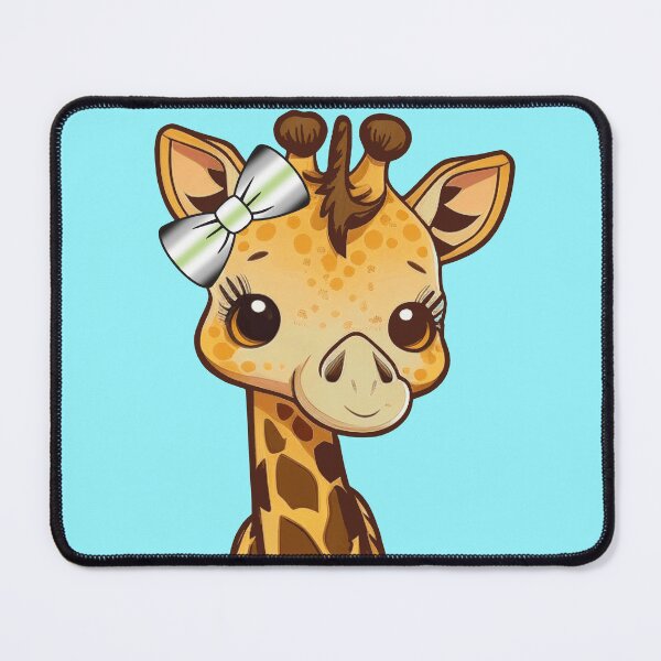Item preview, Cute Giraffe with Agender Pride Flag Bow, Kawaii Agender Pride Design designed and sold by Travelslightly.