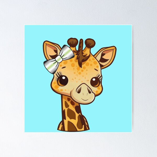 Item preview, Cute Giraffe with Agender Pride Flag Bow, Kawaii Agender Pride Design  designed and sold by Travelslightly.