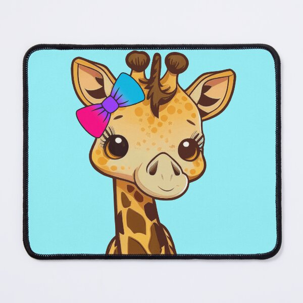 Item preview, Cute Giraffe with Androgynous Pride Flag Bow, Kawaii Androgynous Pride Design designed and sold by Travelslightly.