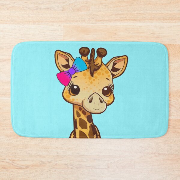 Item preview, Cute Giraffe with Androgynous Pride Flag Bow, Kawaii Androgynous Pride Design  designed and sold by Travelslightly.