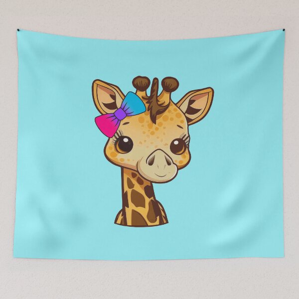 Item preview, Cute Giraffe with Androgynous Pride Flag Bow, Kawaii Androgynous Pride Design  designed and sold by Travelslightly.