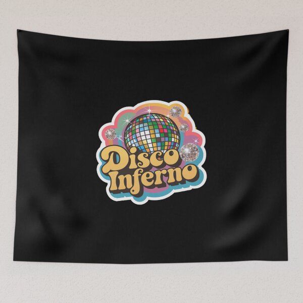 Item preview, Disco Inferno Retro 70s Design designed and sold by Peter Stawicki.
