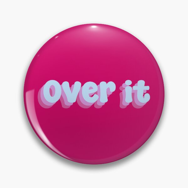 Item preview, Over it typography designed and sold by Sakurafy.