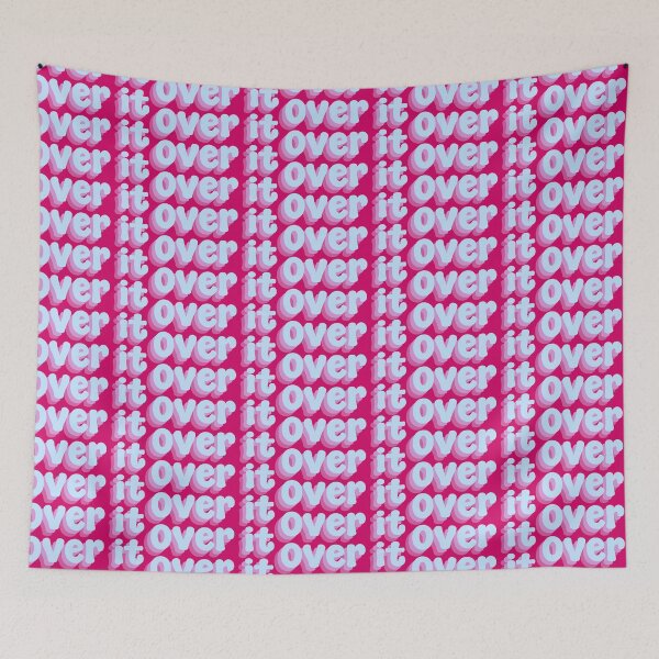 Item preview, Over it typography designed and sold by Sakurafy.