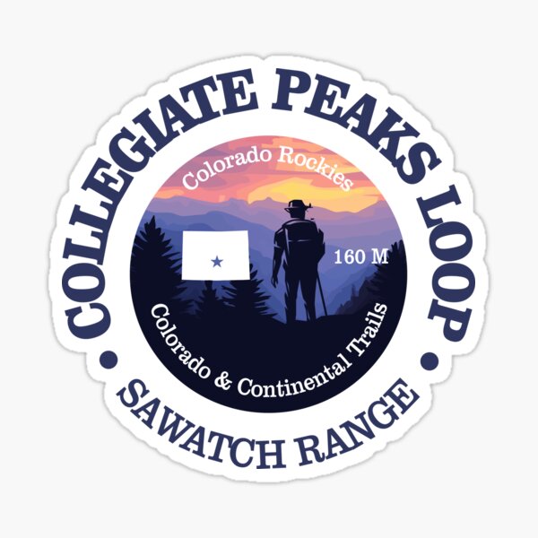 Collegiate Peaks Loop Trail (rd2) Sticker