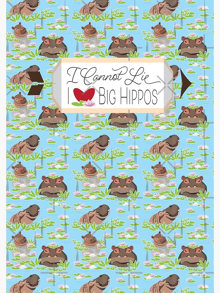 I cannot lie I love Big Hippos by CreativeContour