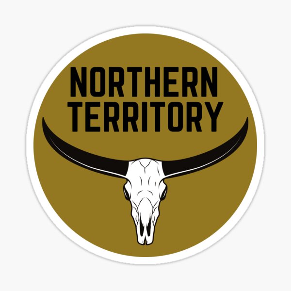 Vista previa del artículo con la obra «NT Buffalo 1», diseñado y vendido por Top End Stickers.