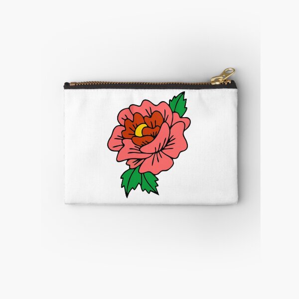 Item preview, Pink flower with leaves designed and sold by Yeaha.