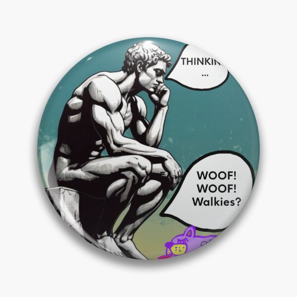 Item preview, LaMaisonOfMY MY THOUGHT BUBBLES WITH THINKER STATUE COLLECTION NO.1 GREEN designed and sold by LaMaisonOfMY.