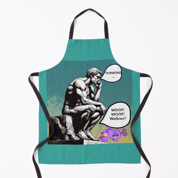Item preview, LaMaisonOfMY MY THOUGHT BUBBLES WITH THINKER STATUE COLLECTION NO.1 GREEN designed and sold by LaMaisonOfMY.