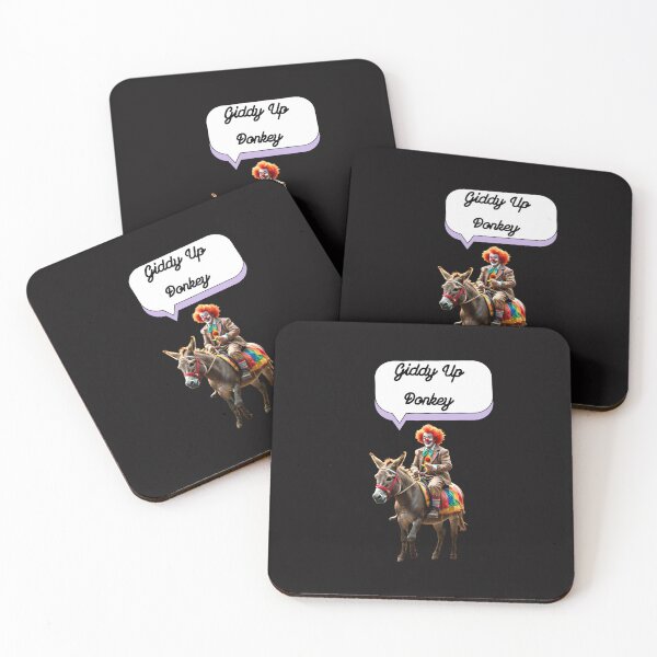 Item preview, Clown Riding A Donkey designed and sold by Highhocreations.