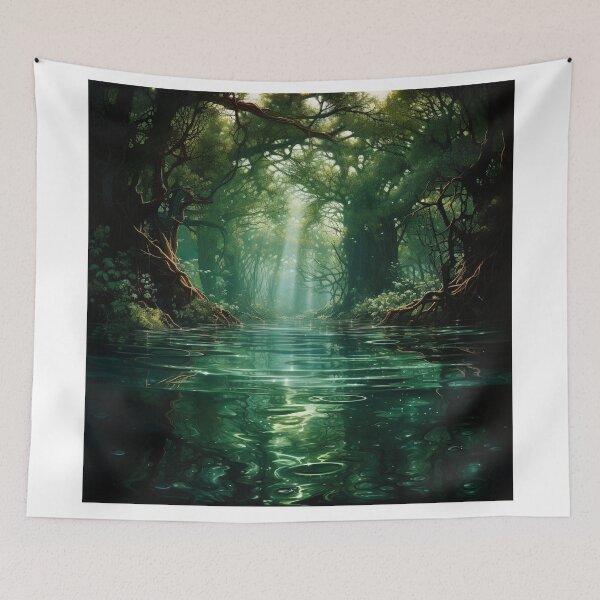 Item preview, Radiant Woods: Sunshine on the River designed and sold by Christian Weiss.