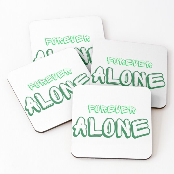Item preview, Forever Alone |Typography designed and sold by Chic-Fun.
