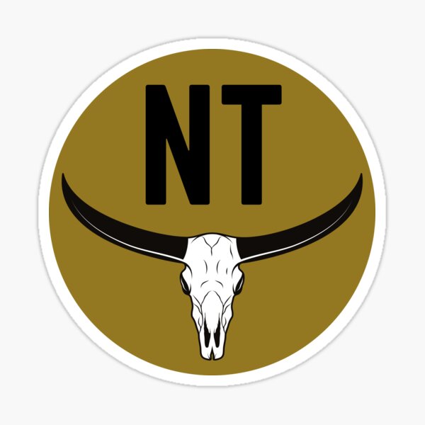Vista previa del artículo con la obra «NT Buffalo 3», diseñado y vendido por Top End Stickers.