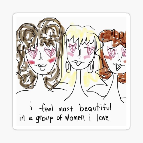 Item preview, Girlblogger Sticker designed and sold by midoesart.
