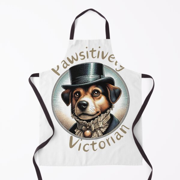 Item preview, Dog portrait with a Victorian collar and hat designed and sold by kamal8206.
