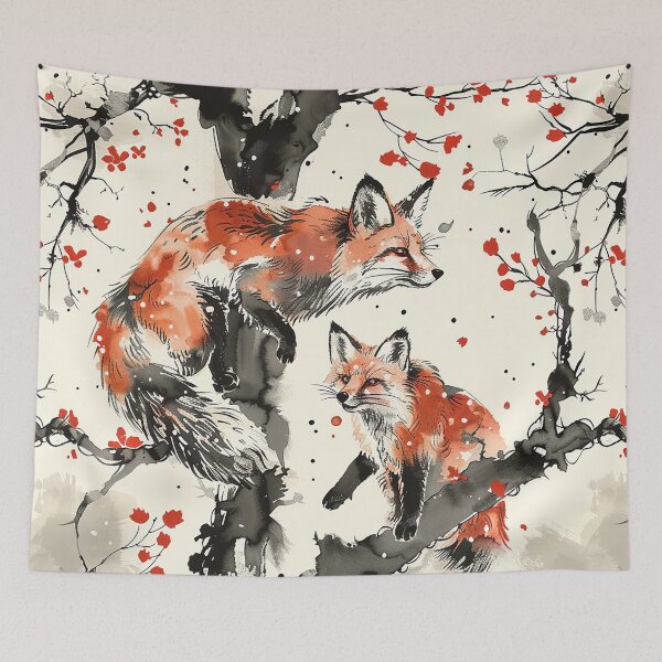Item preview, Abstract japanese sumi-e pattern designed and sold by LittleNippon.