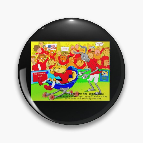 Item preview, He's Spat Out The Dummy Now - Funny Football/Soccer Sayings designed and sold by Wrexham-tees.
