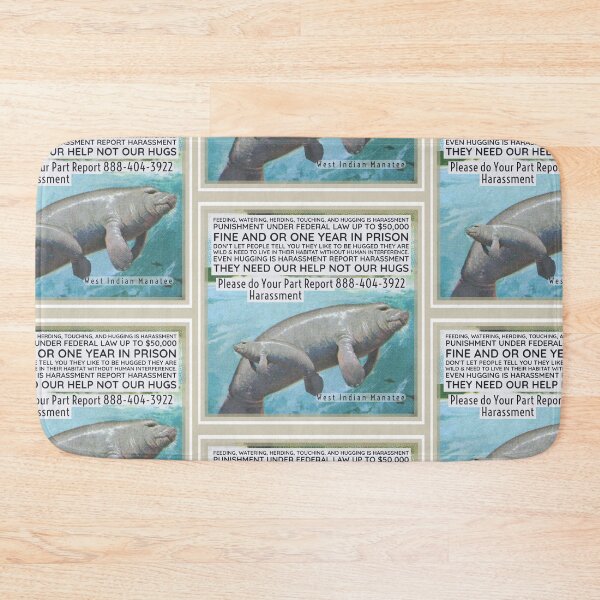 Item preview, Manatees need our help not our hugs designed and sold by TheBruce77.