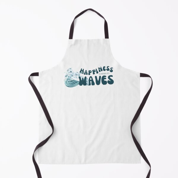 Item preview, Happiness comes in waves quote designed and sold by Lucesco.