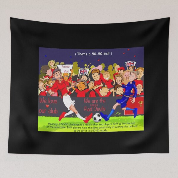 Item preview, That's a 50 50 Ball - Funny Football/Soccer Sayings designed and sold by Wrexham-tees.